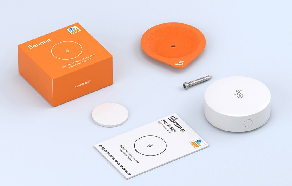 Zigbee lämpötilamittari / kosteusanturi Sonoff SNZB-02P