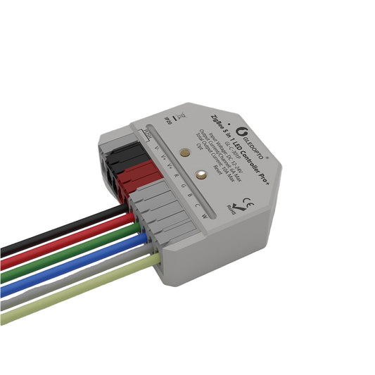 Gledopto Zigbee 5 in 1 LED-ohjain RGB+CCT GL-C-301P 12-24V max 10A