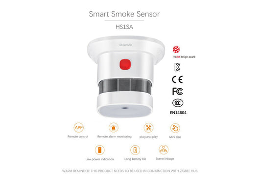Heiman Zigbee optinen palovaroitin