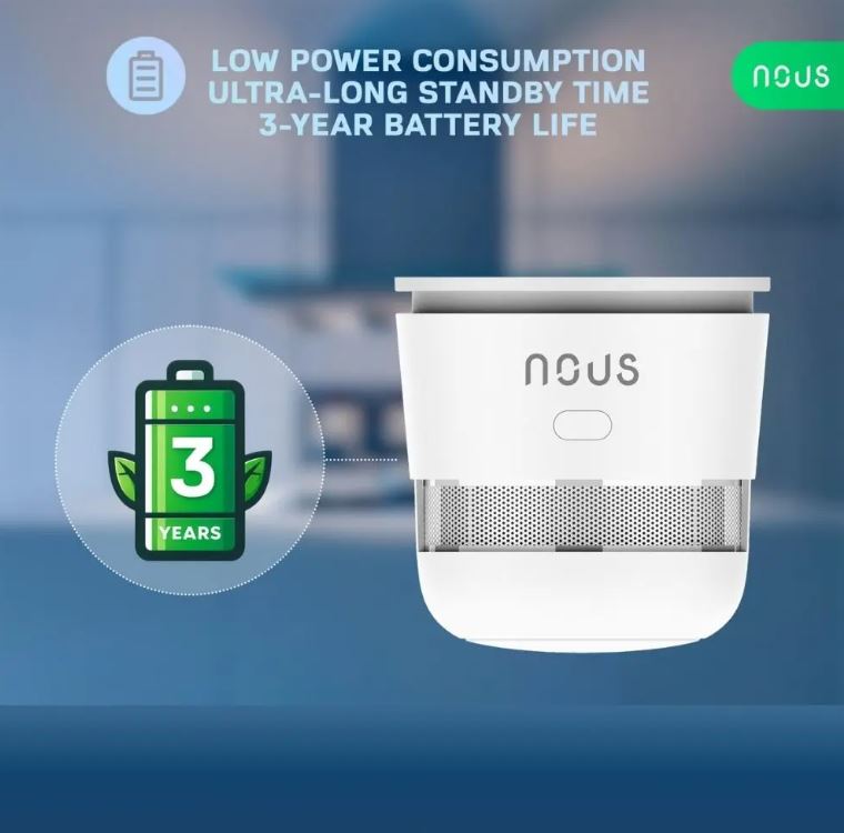 Nous Zigbee optinen palovaroitin E8