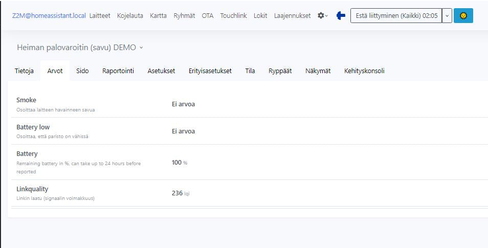 Heiman Zigbee optinen palovaroitin
