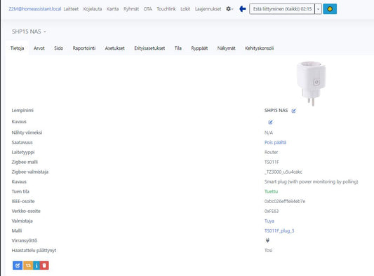 Blitzwolf Zigbee älykäs pistorasia-adapteri energiamittauksella BW-SHP15