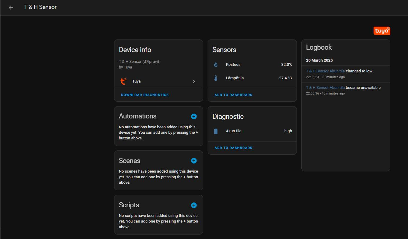 Gosund Zigbee lämpötila- ja ilmankosteusmittari LCD-näytöllä ST17