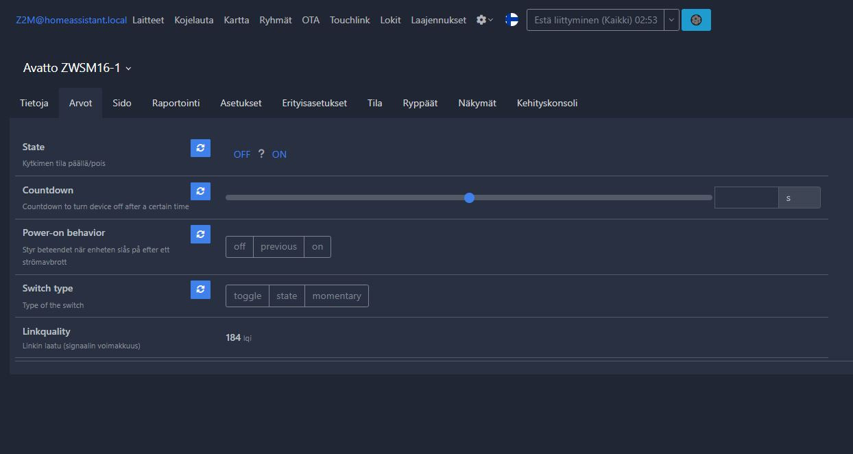 Avatto Zigbee 1- ja 2-kanavainen rele ZWSM16-W (vaatii nollajohdon)