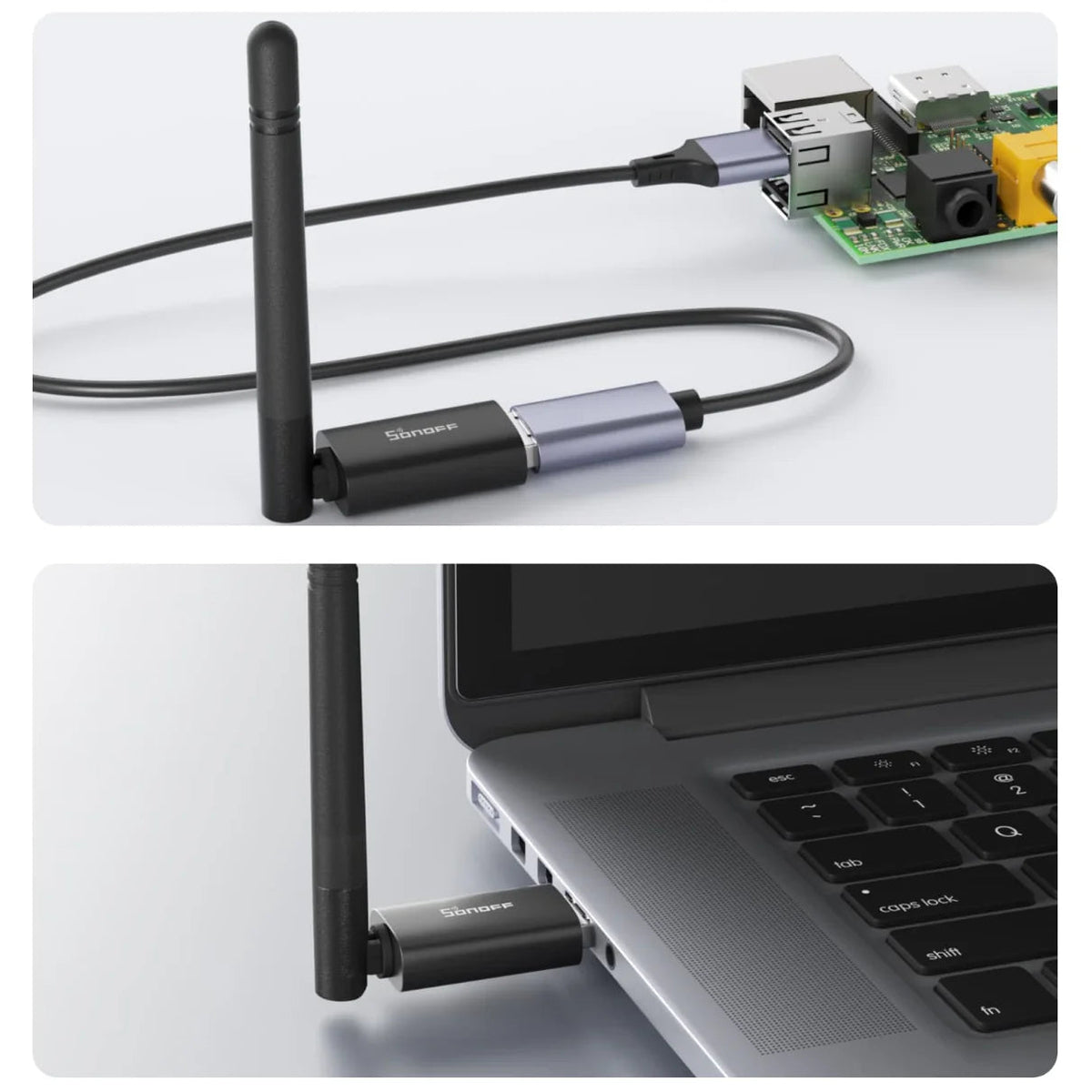 Sonoff ZigBee USB-Dongle Lite MG21 + 0,5m USB kaapeli