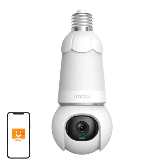 IMOU Bulb 5MP 360°-kamera E27-kantaan Wifi-kamera ulko- tai sisäkäyttöön