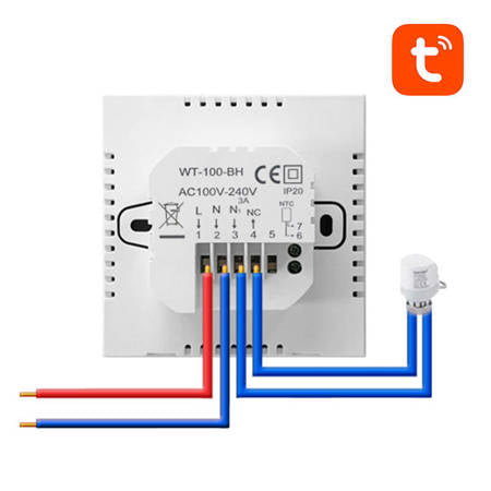 Zigbee termostaatti vesikertoiselle lattialämmitykselle
