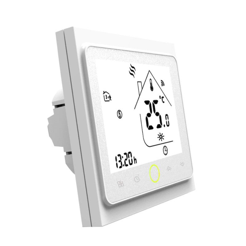 MOES Zigbee termostaatti sähköisella lattialämmitykselle ZHT-002-GB-BK-MS