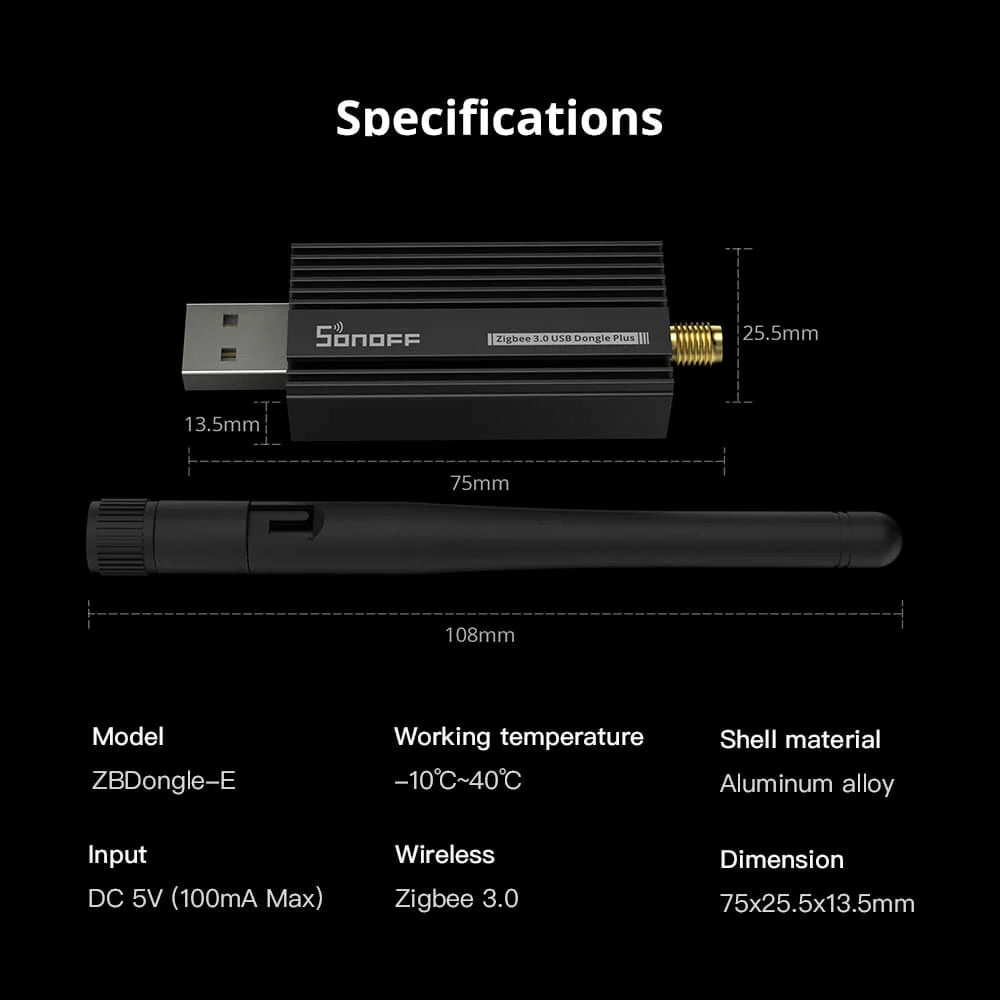 Sonoff ZigBee 3.0 USB-Dongle Plus-E
