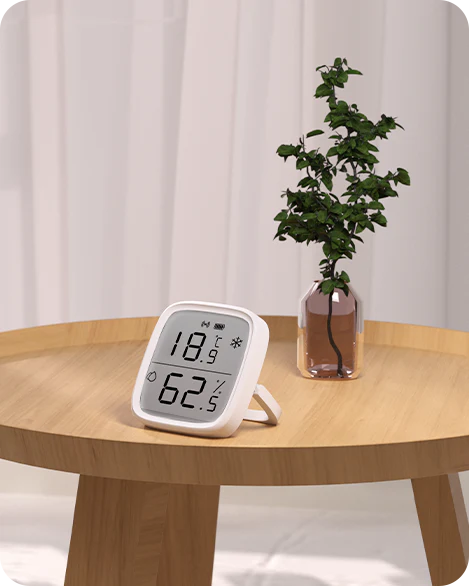 Zigbee lämpötila-anturi ja ilmankosteusmittari LCD-näytöllä, Sonoff SNZB-02D