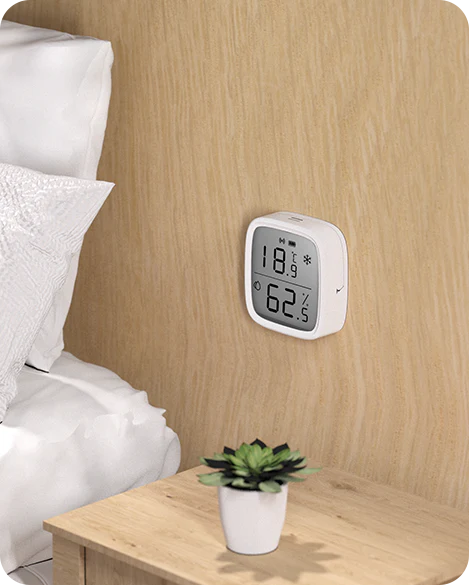 Zigbee lämpötila-anturi ja ilmankosteusmittari LCD-näytöllä, Sonoff SNZB-02D