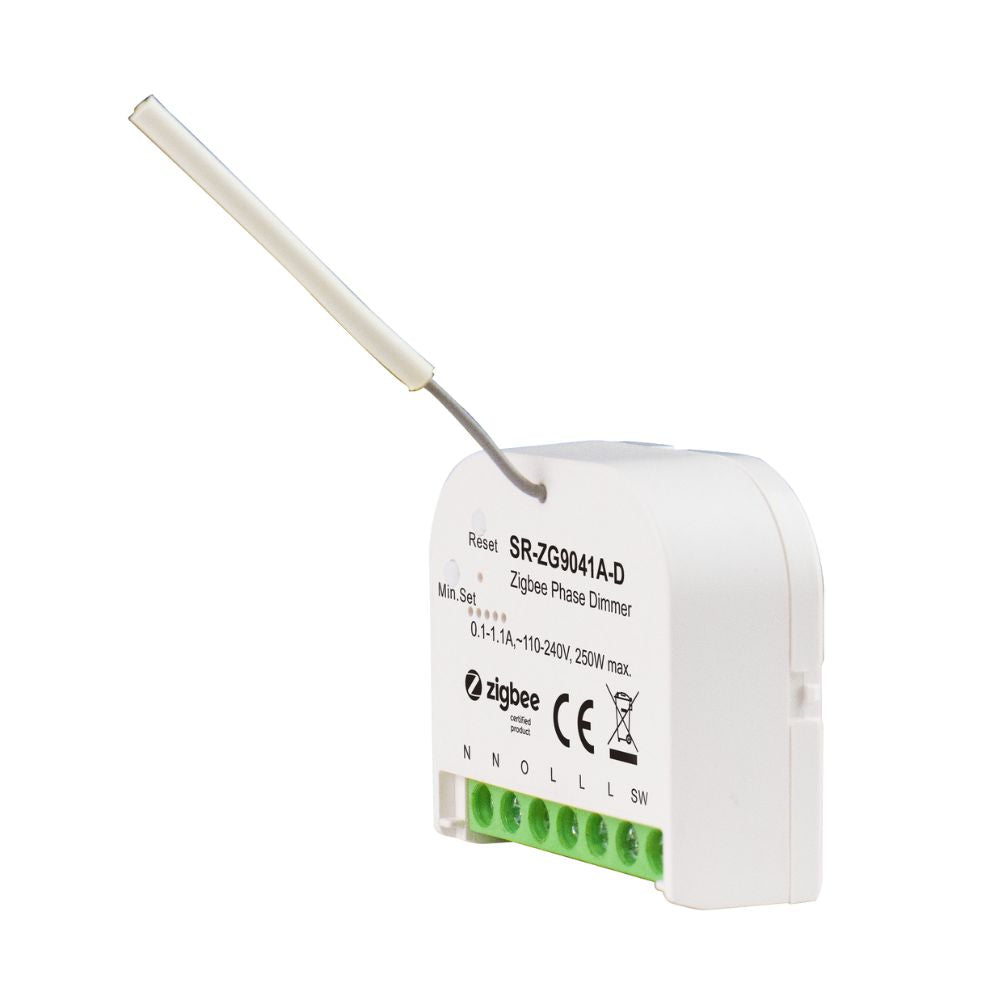 Zigbee LED-himmennin 230V energiamittauksella TRIAC Sunricher SR-ZG9041A-D