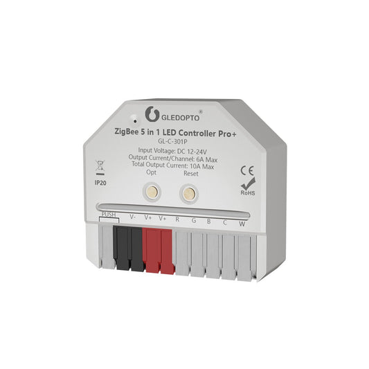 Gledopto Zigbee GL-C-301P LED-driveri WLED 5-24V