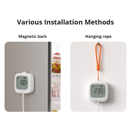 Zigbee IP65 LCD-lämpömittari anturikaapelilla (-40 °C…+115 °C), Sonoff SNZB-02LD