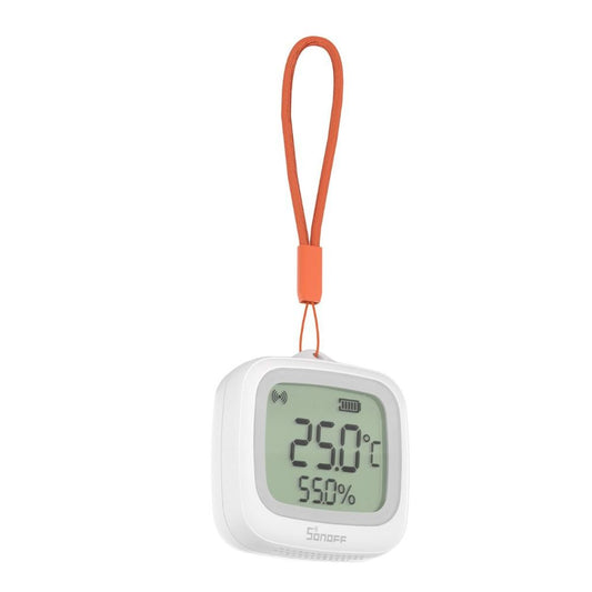 Zigbee IP65 LCD-lämpötila- ja ilmankosteusmittari ulko- ja sisäkäyttöön, Sonoff SNZB-02WD