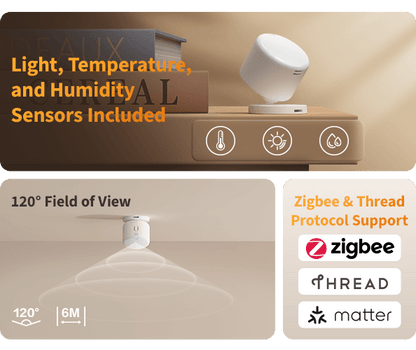 Aqara FP300 Zigbee Thread valoisuus lämpötila ja kosteusanturit