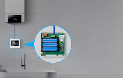 Avatto Zigbee termostaatti ZWT198 paristokäyttöinen potentiaalivapaa