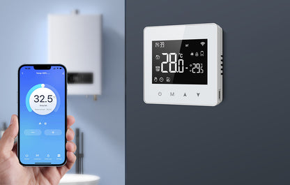 Avatto Zigbee termostaatti ZWT198 paristokäyttöinen potentiaalivapaa