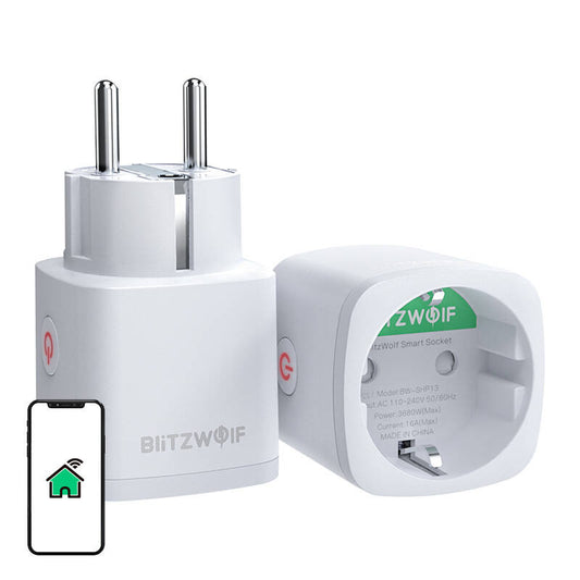 Blitzwolf Zigbee älykäs pistorasia-adapteri energiamittauksella BW-SHP13