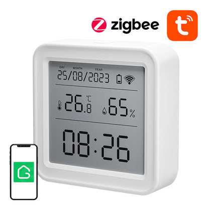 Gosund Zigbee lämpötila- ja ilmankosteusmittari LCD-näytöllä ST17