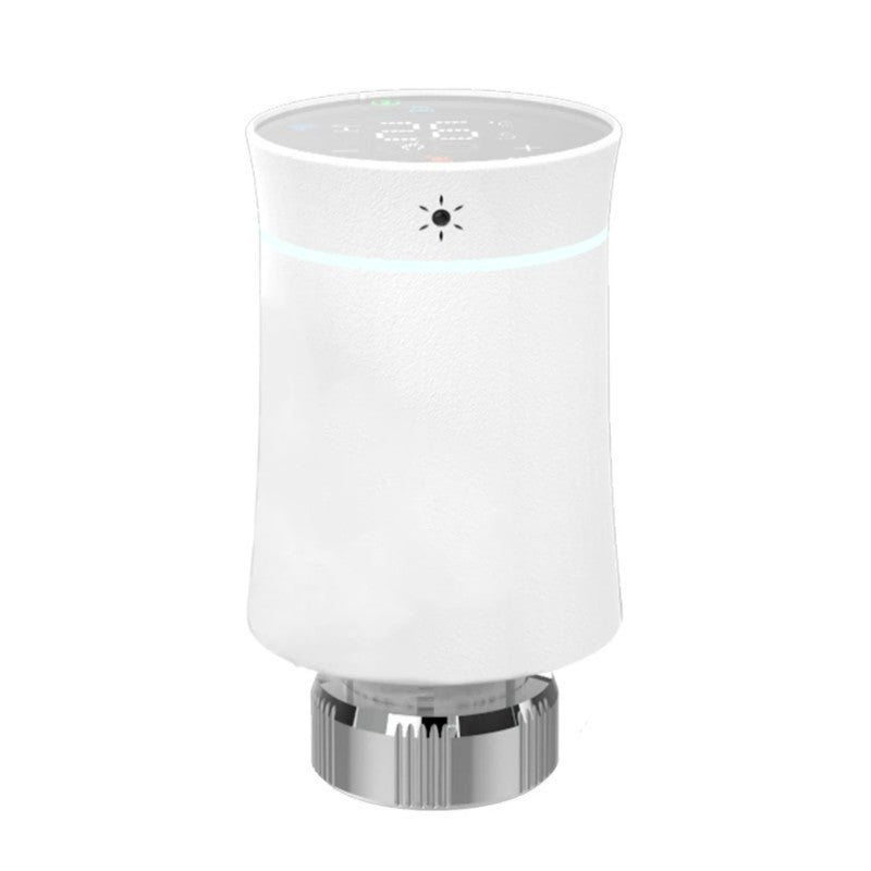 Moes Zigbee patteritermostaatti Valkoinen/Musta
