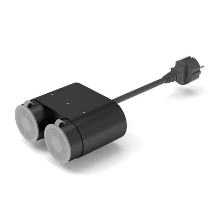 Nous A4Z ulkokäyttöön tarkoitettu Zigbee-älypistorasia kahdella lähdöllä