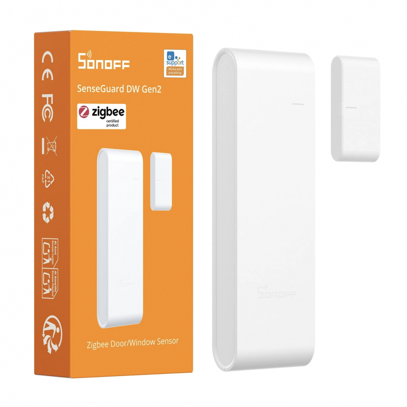 Sonoff Zigbee ovi-/ ikkunasensori SNZB-04PR2 SenseGuard DW Gen2
