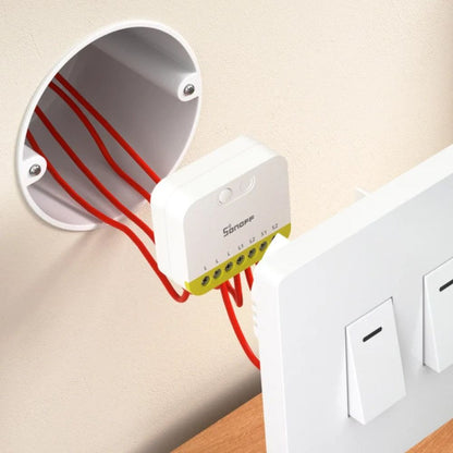 Zigbee 2-kanavainen älyrele MINI DUO-L 230V Sonoff MINI-ZB2GS-L