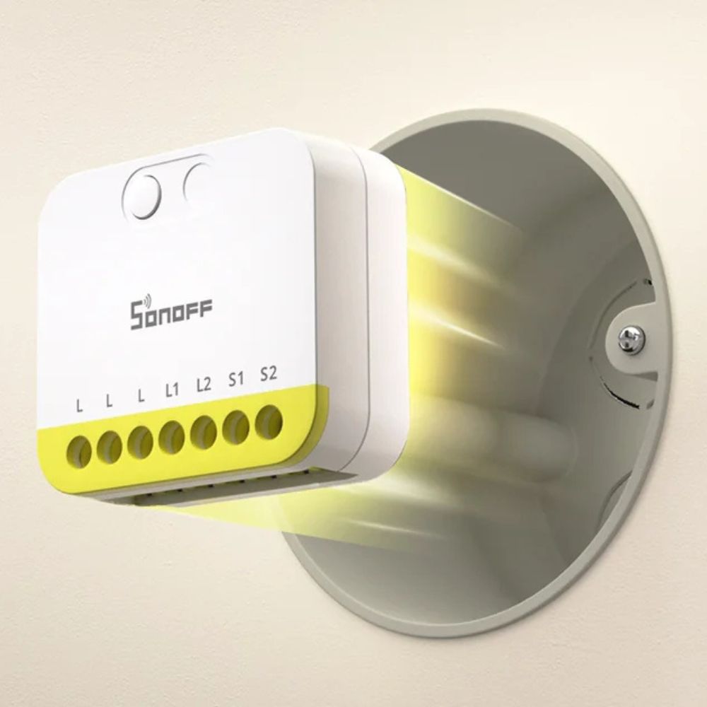 Zigbee 2-kanavainen älyrele MINI DUO-L 230V Sonoff MINI-ZB2GS-L