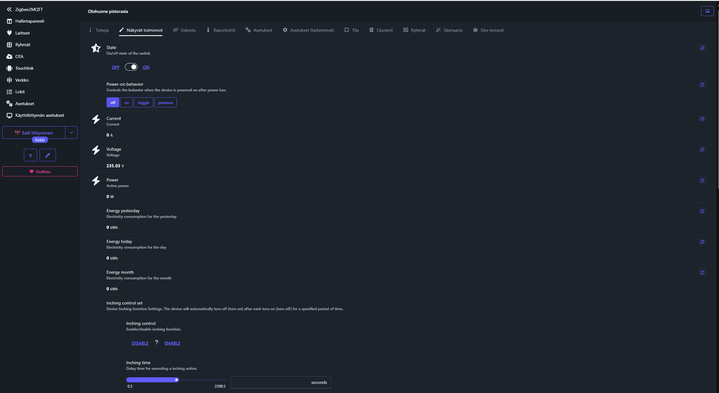 Sonoff Zigbee älykäs pistorasia-adapteri energiamittauksella 16A S60ZBTPF