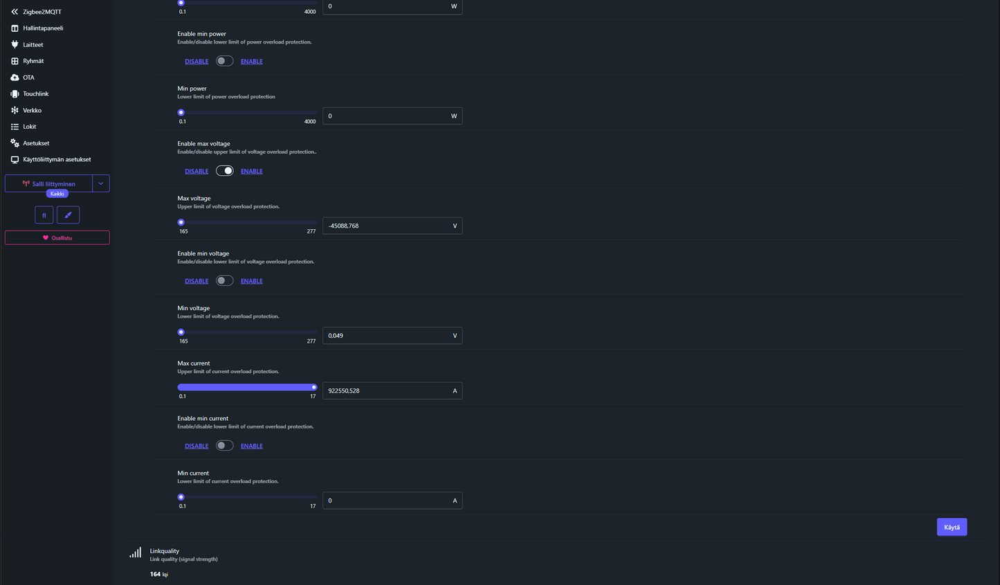 Sonoff Zigbee älykäs pistorasia-adapteri energiamittauksella 16A S60ZBTPF