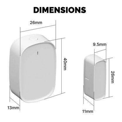 MOES Tuya Zigbee ovi- ja ikkuna-anturi – ZSS-S01-GWM