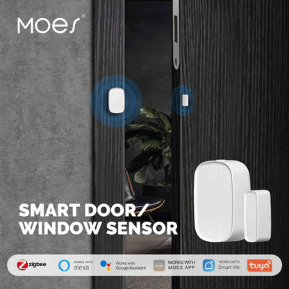MOES Tuya Zigbee ovi- ja ikkuna-anturi – ZSS-S01-GWM