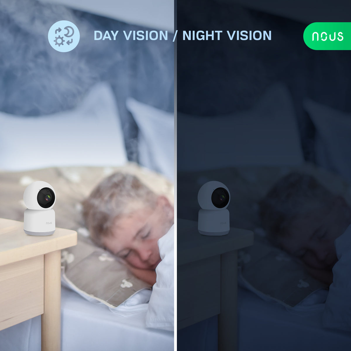 NOUS W2 3MP infrapunayökuvaus pimeässä