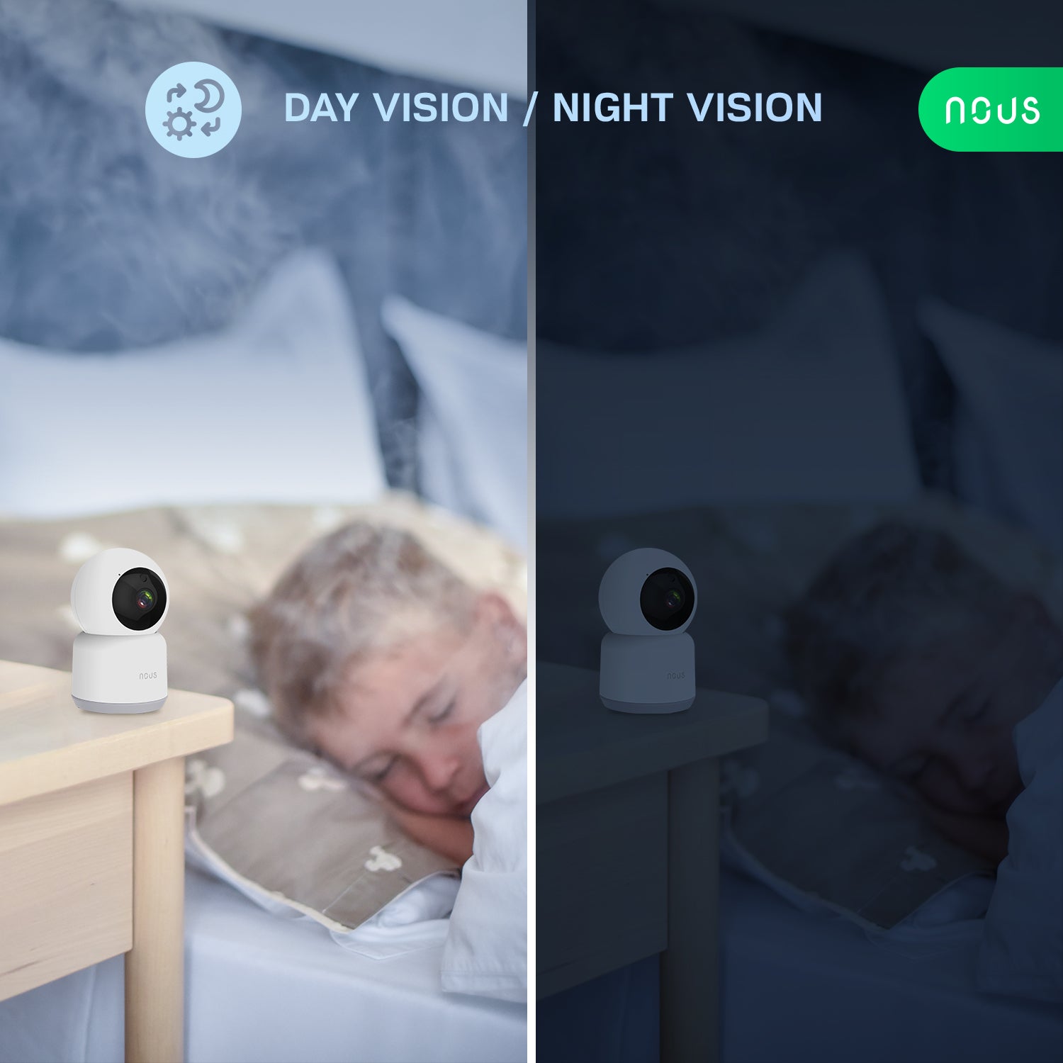 NOUS W2 3MP infrapunayökuvaus pimeässä