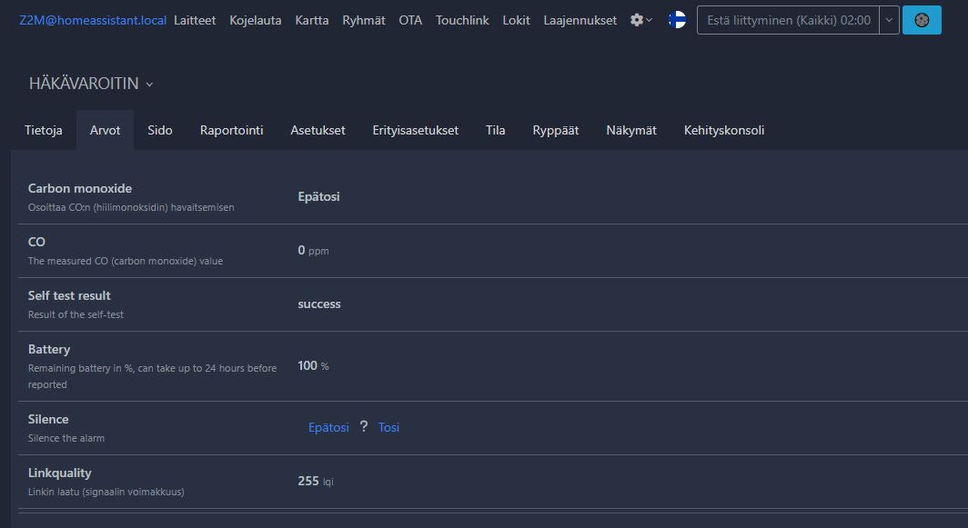 Heiman Zigbee CO-häkävaroitin