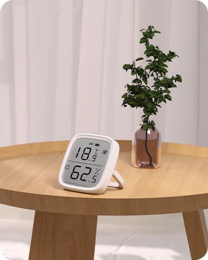 Zigbee lämpötila-anturi ja ilmankosteusmittari LCD-näytöllä, Sonoff SNZB-02D
