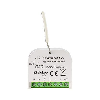 Zigbee LED-himmennin 230V energiamittauksella TRIAC Sunricher SR-ZG9041A-D