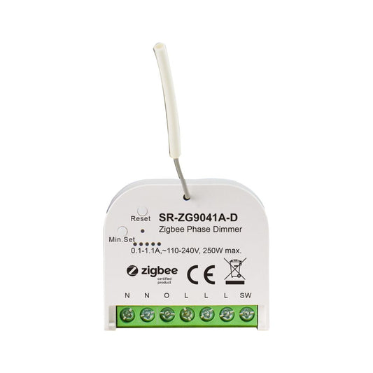 Zigbee LED-himmennin 230V energiamittauksella TRIAC Sunricher SR-ZG9041A-D